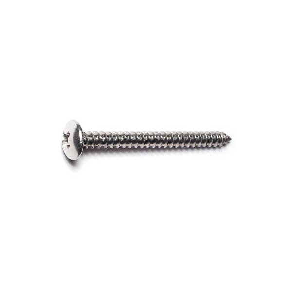 Midwest Fastener Sheet Metal Screw, #6 x 1-1/2 in, 18-8 Stainless Steel Truss Head Phillips Drive, 100 PK 51752 - main